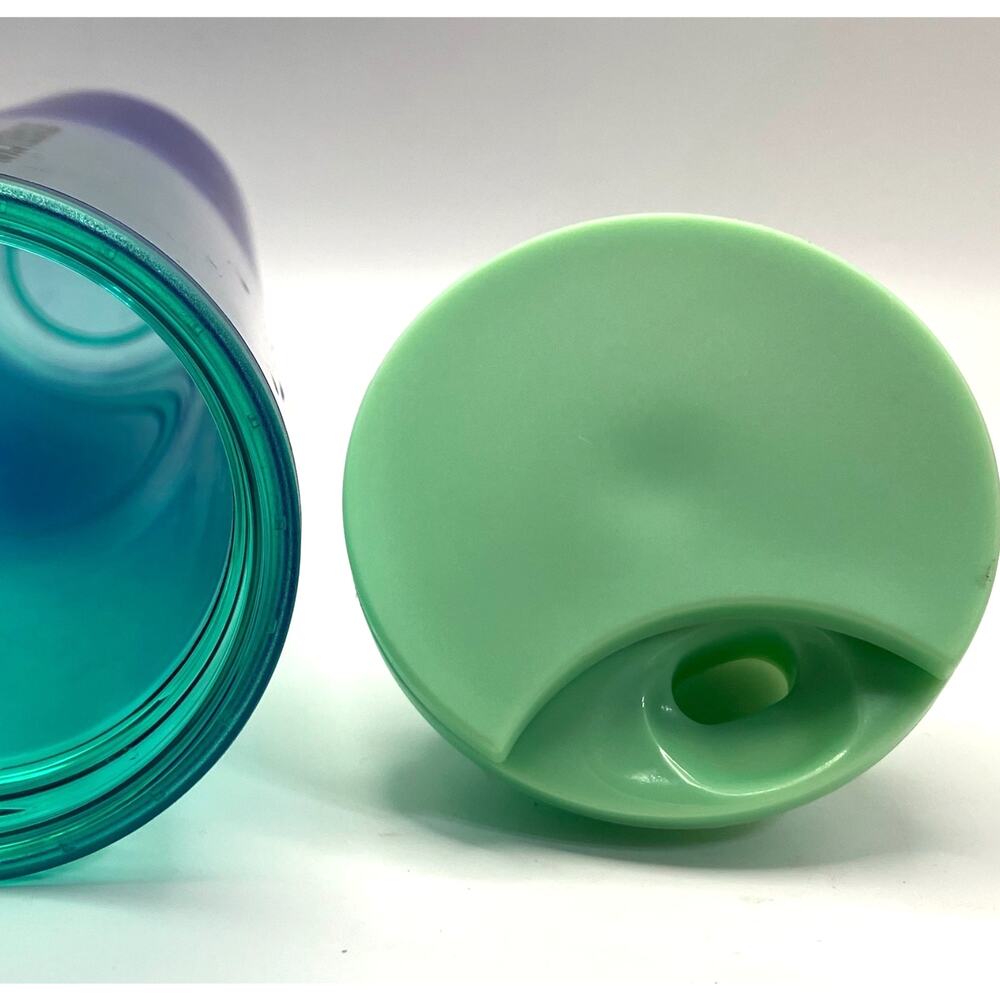 Starbucks Gradient Reusable Cold Cup Tumbler Flip Lid 24oz Blue‎ Green - Picture 3 of 4
